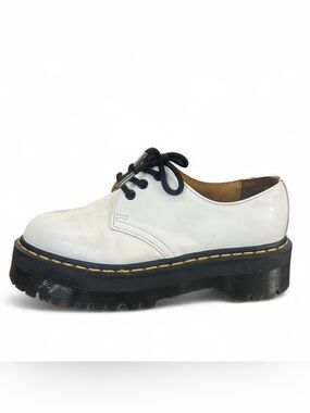 Womens Dr. Martens 1461 Quad Smooth Leather Platform Size 8